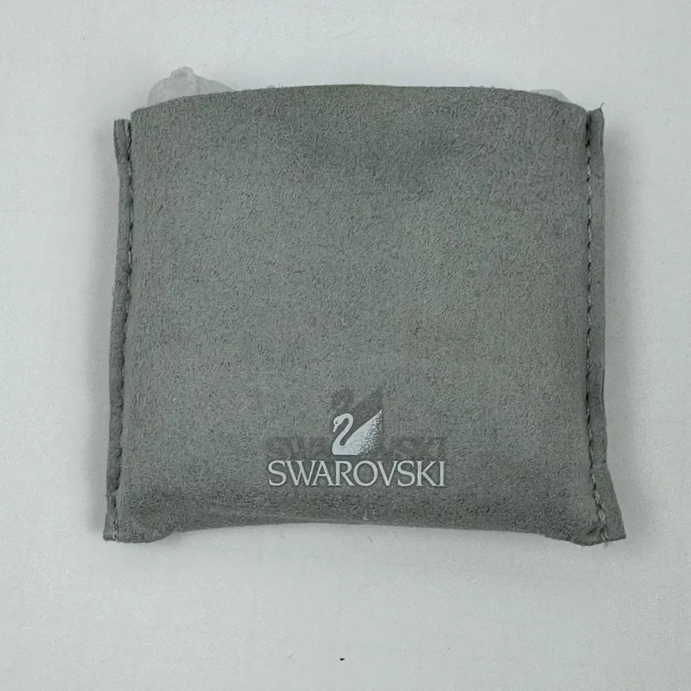 Swarovski‎ Crystals Compact Mirror Double Side Square Black Silver